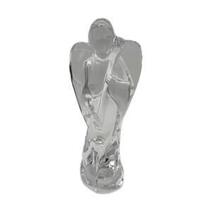 Baccarat Crystal Nativity Angel Playing Cello Figurine